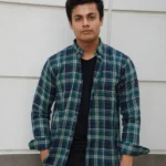 Forest Green Flannel Check Shirt
