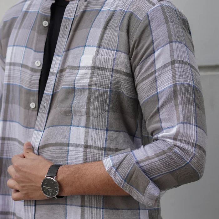 Heritage Flannel Check Shirt - Image 6