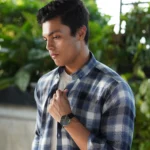 Winter Blue Flannel Check Shirt