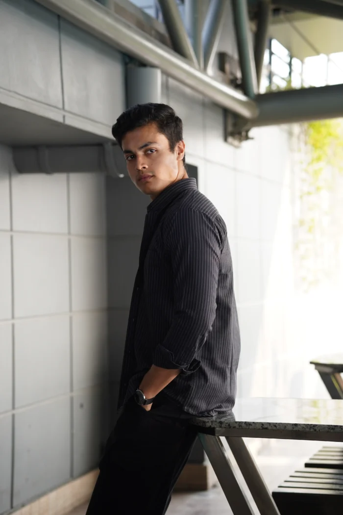 Dark Line Stripe Shirt - Image 2