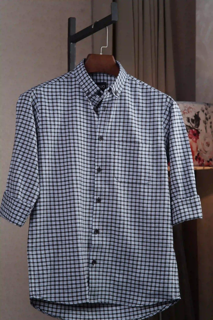 Metro Mini Check Shirt - Image 4