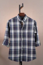Atlas Herringbone Check Shirt - Image 4