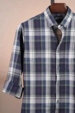 Atlas Herringbone Check Shirt - Image 2