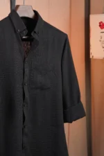 Black Solid Shirt - Image 2