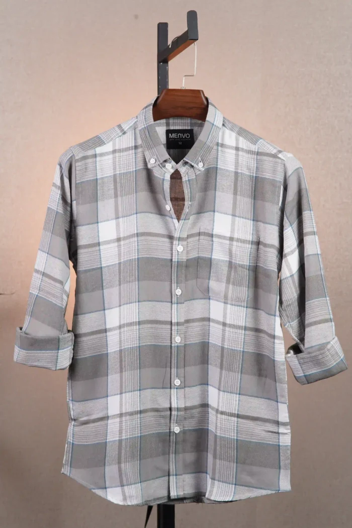 Heritage Flannel Check Shirt - Image 4