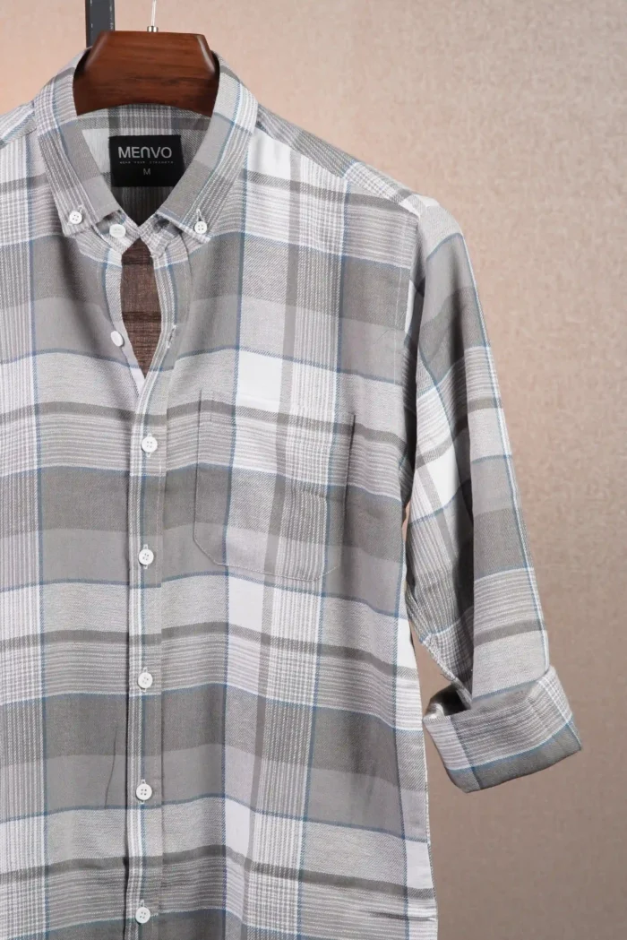 Heritage Flannel Check Shirt - Image 2