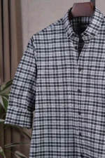 Monochrome Mini Check Shirt - Image 2
