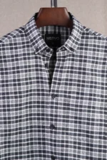 Monochrome Mini Check Shirt