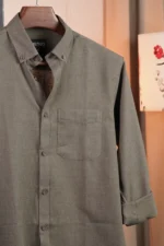 Olive Solid Shirt - Image 2