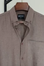 Stone Umber Solid Shirt