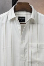 MENVO Coastal Khaki Half Shirt