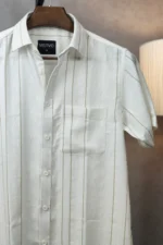 MENVO Coastal Khaki Half Shirt