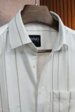 MENVO Coastal Khaki Half Shirt