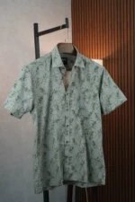 MENVO Sage Leaf Half Sleeve Shirt
