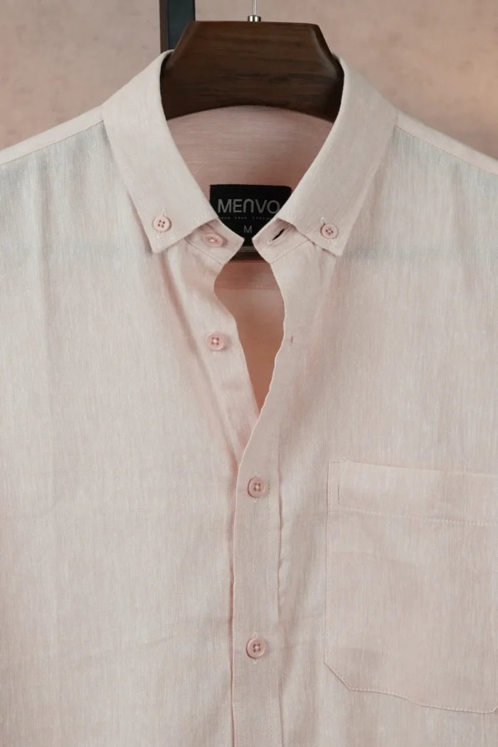 menvo-solid-button-down-shirt-blush-pink-10 MENVO Solid Button-Down Shirt - Blush Pink
