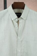 MENVO Button-Down Shirt - Light Stone