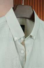 MENVO Button-Down Shirt - Light Stone